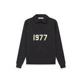 guys fashion casual Hooded Sweater Men's and Women's Same Style 1977 Digital Flocking Embroidery Men's and Women's Loose Sweater Trendy Double Line Couple