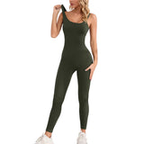 GORUNRUN-Fitness & Yoga Wear Sculpt Your Body with Women's Yoga Sets: a Tight-fitting Pilates Jumpsuit Designed for Yoga, Running & Fitness