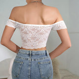 GORUNRUN-White Lace Corset with Underwire Slim Tank Top Youthful Woman Clothes Bustier Vest Summer Fashion Sexy Lingerie Camis Streetwear