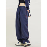 GORUNRUN S-4Xl Striped Sweatpants Women Y2K Oversized Wide Leg Cargo Pants Streetwear Harajuku Baggy Casual Joggers Sports Trousers