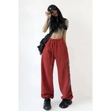 GORUNRUN Y2K Sweatpants Women Streetwear Letter Print Joggers Harajuku Hip Hop Oversize Wide Leg Baggy Jogging Sports Trousers New