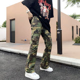 2023 Y2K Streetwear Camouflage Baggy Tracksuit Cargo Pants Men Clothing Sweatpants Male Joggers Casual Long Trousers Moda Hombre