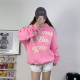 Gorunrun-fw Puff Print Kanye West Hoody Men Women 1:1 Pink Ye Must Be Born Again Hoodie Oversize Fit Pullovers CPFM Sweatshirts