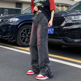 Gorunrun-Streetwear y2k 90s Fashion Hip Pop Style 2000s 2024 Kanye Y2K Streetwear Baggy Pleated Stacked Jeans Pants For Men Clothing Straight Women Old Denim Trousers Pantalones Hombre