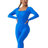 GORUNRUN-Fitness & Yoga Wear Rib Yoga Jumpsuits One Piece Women's Tracksuit Yoga Set Workout Long Sleeve Sportswear Gym Set Workout Clothes for Women