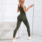 GORUNRUN-Fitness & Yoga Wear Sculpt Your Body with Women's Yoga Sets: a Tight-fitting Pilates Jumpsuit Designed for Yoga, Running & Fitness