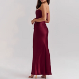 Gorunrun-Strapless Backless Sexy Evening Party Club Maxi Long Dress Vestido for Women Summer 2024 Sleeveless Bodycon Dresses