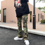 2023 Y2K Streetwear Camouflage Baggy Tracksuit Cargo Pants Men Clothing Sweatpants Male Joggers Casual Long Trousers Moda Hombre