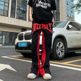 Gorunrun-Streetwear y2k 90s Fashion Hip Pop Style 2000s 2024 Y2K Fashion Letter Embroidery Baggy Jeans Flare Pants Men Clothing Kanye Straight Women Hip Hop Long Trousers Ropa Hombre