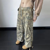 Gorunrun-Streetwear y2k 90s Fashion Hip Pop Style 2000s 2024 Y2K Fashion Multi Pockets Camouflage Baggy Cargo Jeans Pants For Men Clothing Korean Casual Women Long Trousers Ropa Hombre