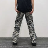 Gorunrun-Streetwear y2k 90s Fashion Hip Pop Style 2000s 2024 Overalls Camouflage Y2K Fashion Baggy Flare Jeans Cargo Pants Men Clothing Straight Women Wide Leg Long Trousers Pantalones