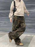 Gorunrun-Streetwear y2k 90s Fashion Hip Pop Style 2000s 2024 Ropa Y2K Streetwear Leopard Baggy Jeans Cargo Pants For Men Designer Clothes Hip Hop Wide Leg Long Trousers Pantaloni Uomo