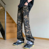 Gorunrun-Streetwear y2k 90s Fashion Hip Pop Style 2000s 2024 New Fashion Camouflage Baggy Wide Leg Ripped Cargo Y2K Pants Men Clothing Straight Hip Hop Long Trousers Pantalon Homme