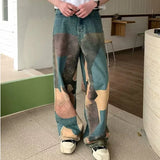 Gorunrun-Streetwear y2k 90s Fashion Hip Pop Style 2000s 2024 Pantalon Y2K Fashion Patchwork Distressed Baggy Jeans Pants For Men Designer Clothes Old Chic Wide Leg Women Denim Trousers