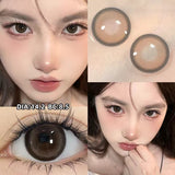 Gorunrun- Tea Apricot Brown 14.2mm Contact Lenses(6months wear)