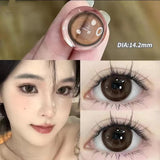 Gorunrun- Apricot Brown14.5mm Contact Lenses(6months wear)