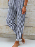 GORUNRUN Casual Striped Loose Pants