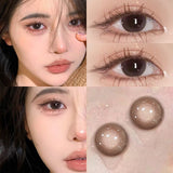 Gorunrun- Sparkling Milk Coffee 14.0mm Contact Lenses(6months wear)