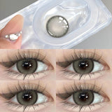 Gorunrun- Mint Cheese Green Brown 14.5mm Contact Lenses(6 months wear)