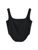 GORUNRUN-Ins Style Street Fashion Curved Hem Camisole