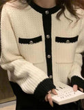 GORUNRUN-Ins Style Street Fashion Button Thin Sweater Knitted Cardigan Jacket  s