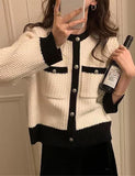 GORUNRUN-Ins Style Street Fashion Button Thin Sweater Knitted Cardigan Jacket  s