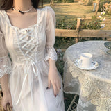 GORUNRUN-Women Summer Sexy y2k Fairy Dress Casual Loose Dress First Love Cottage Dress