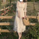 GORUNRUN-Women Summer Sexy y2k Fairy Dress Casual Loose Dress First Love Cottage Dress